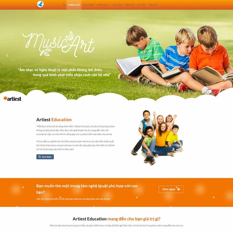 Mẫu thiết kế website trường học, trang web giáo dục ảnh 0